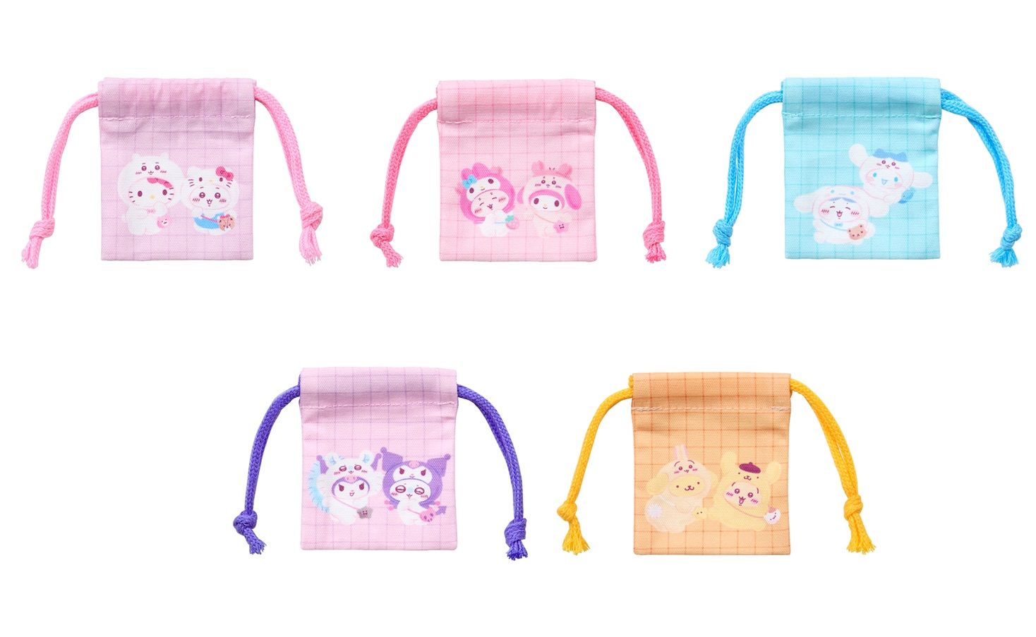 Chiikawa x Sanrio Mini Drawstring
